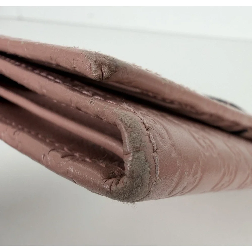Gucci Microguccissima Continental Bifold Flap Wallet in Pink Leather - Picture 9 of 14